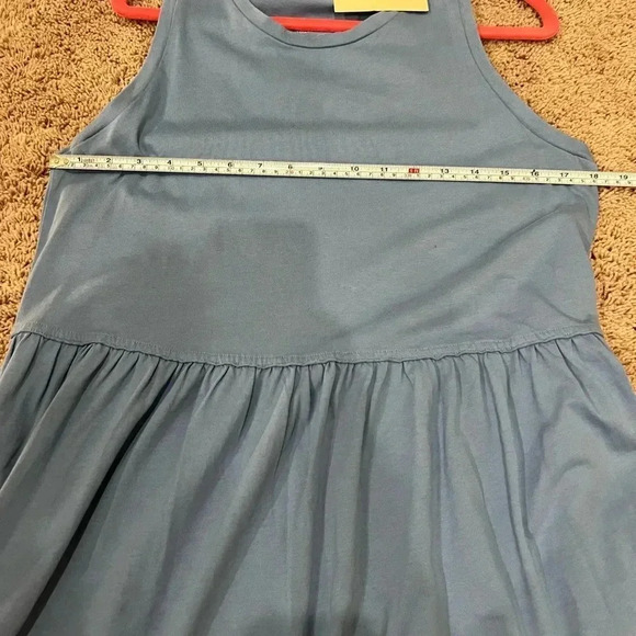 NWT new universal thread medium blue tiered tank maxi dress - Picture 11 of 11